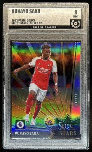 Bukayo Saka 2023 Panini Select Silver #2