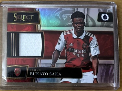 Bukayo Saka 2022 Panini Select Silver Prizm