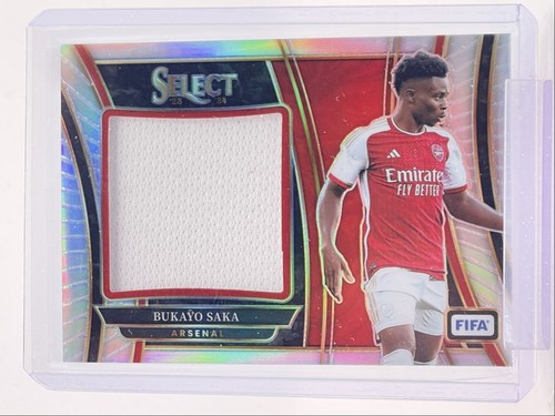 Bukayo Saka 2023 Panini Select Silver Prizm
