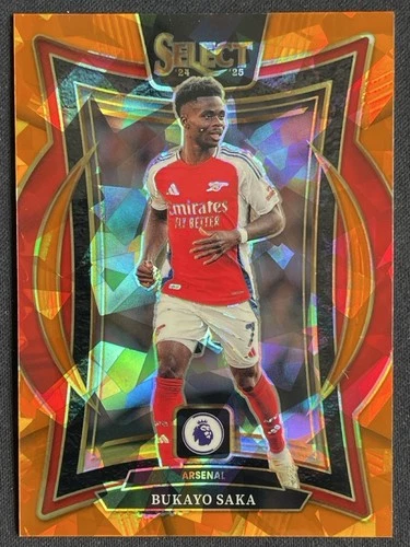 Bukayo Saka 2024 Panini Select Terrace Orange Ice /155