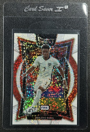 Bukayo Saka 2024 Panini Select Terrace White Sparkle Prizm