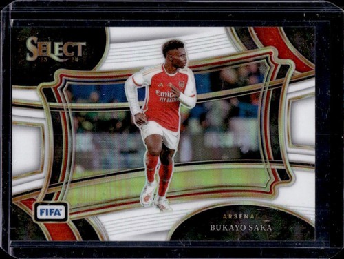Bukayo Saka 2024 Panini Select White Prizm /20