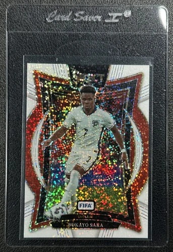 Bukayo Saka 2024 Panini Select White Sparkle Prizm