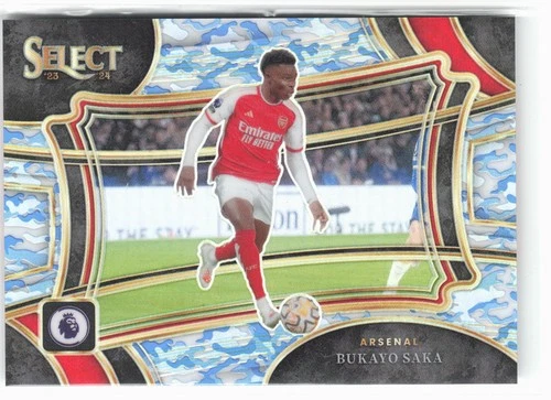Bukayo Saka 2024 Panini Select Winter Camo /110
