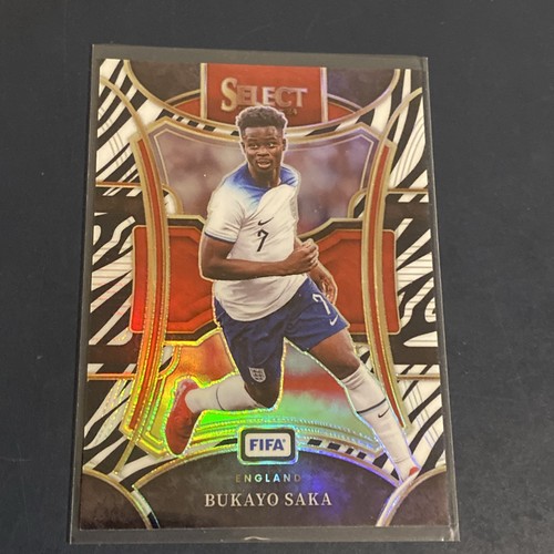 Bukayo Saka 2023 Panini Select Zebra /25