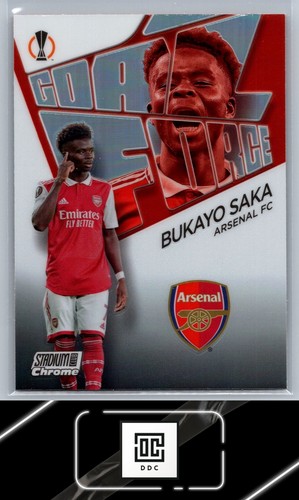 Bukayo Saka 2022 Panini Stadium Club Chrome