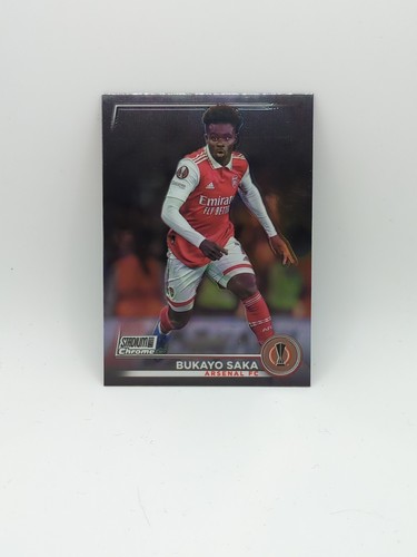 Bukayo Saka 2022 Topps Stadium Club Chrome