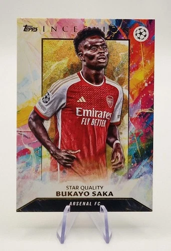Bukayo Saka 2023 Topps Inception UEFA Club Competitions #36
