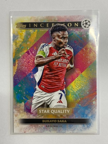 Bukayo Saka 2024 Topps UCC Inception