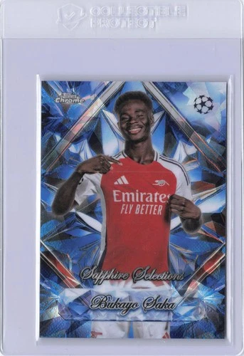 Bukayo Saka 2024 Topps UCC Sapphire