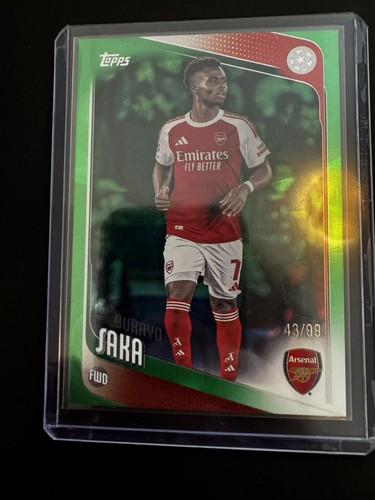 Bukayo Saka 2025 Topps UEFA Club Competition /99