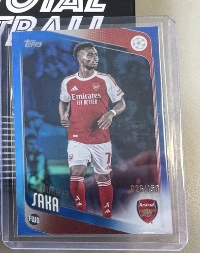 Bukayo Saka 2024 Topps UEFA Football Cards /150