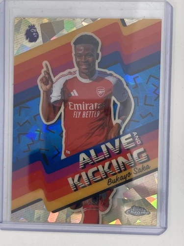 Bukayo Saka 2025 Topps Zafiro Sapphire