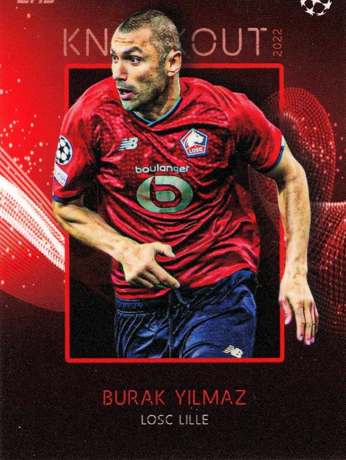 Burak Yilmaz 2022 Topps Knockout UEFA Champions League