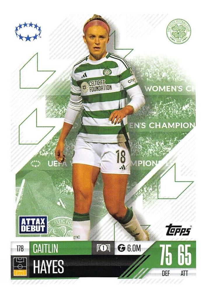 Caitlin Hayes 2024 Topps Match Attax UEFA Club Competitions Extra