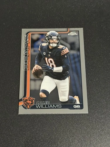 Caleb Williams 2025 Topps Chrome