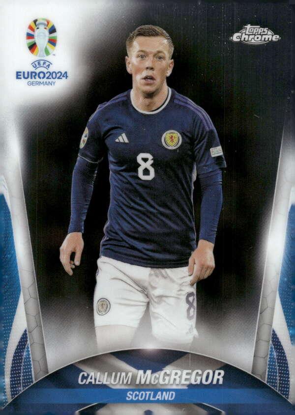 Callum McGregor 2024 Topps Chrome UEFA EURO