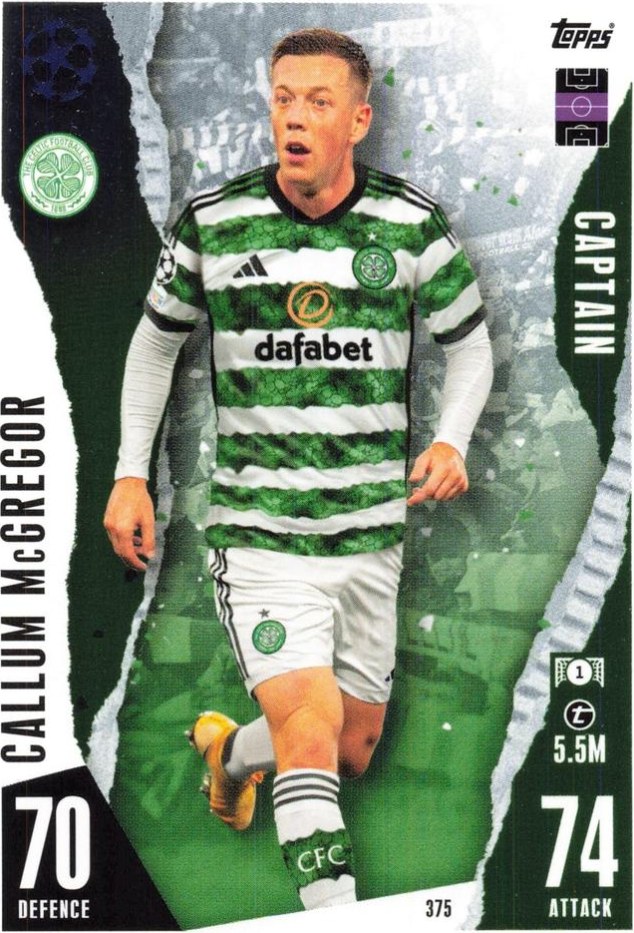 Callum McGregor 2023 Topps Match Attax UEFA Club Competitions
