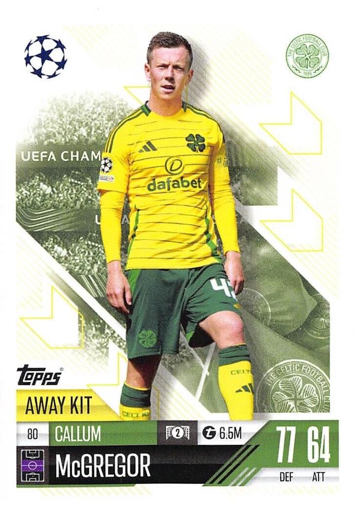 Callum McGregor 2024 Topps Match Attax UEFA Club Competitions Extra