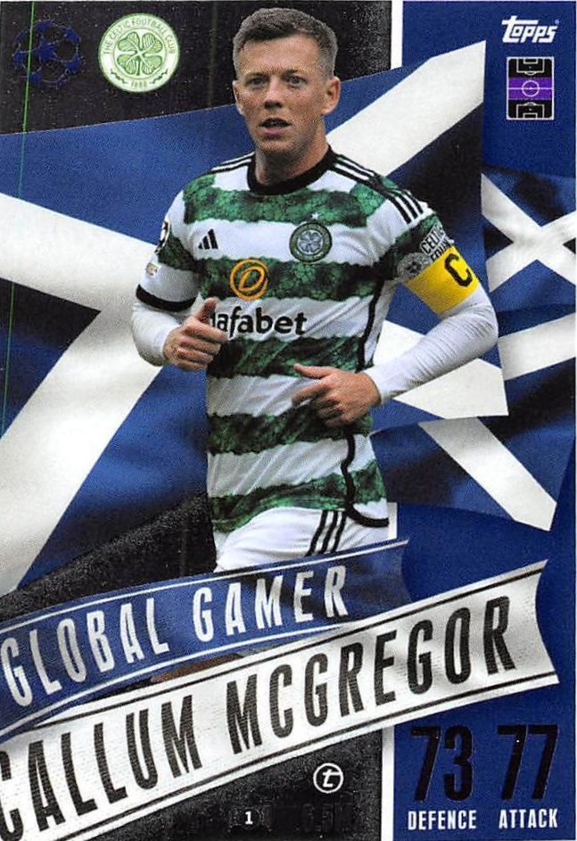 Callum McGregor 2023 Topps Match Attax UEFA Club Competitions Extra