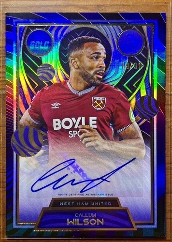 Callum Wilson 2025 Topps Gold Premier League Gold 19/99