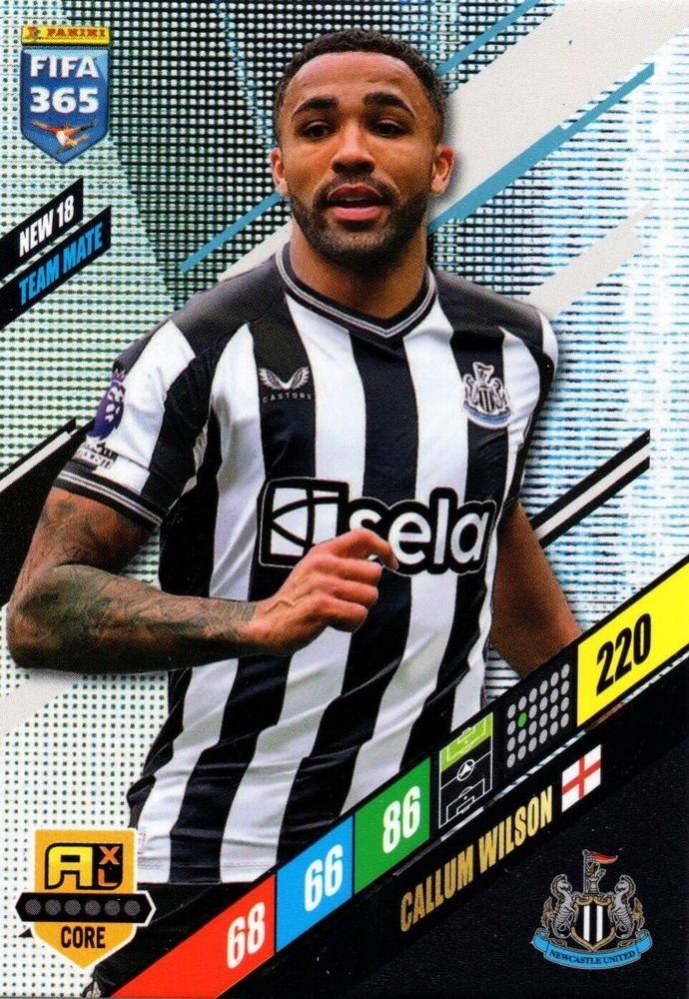 Callum Wilson 2024 Panini Adrenalyn XL FIFA 365