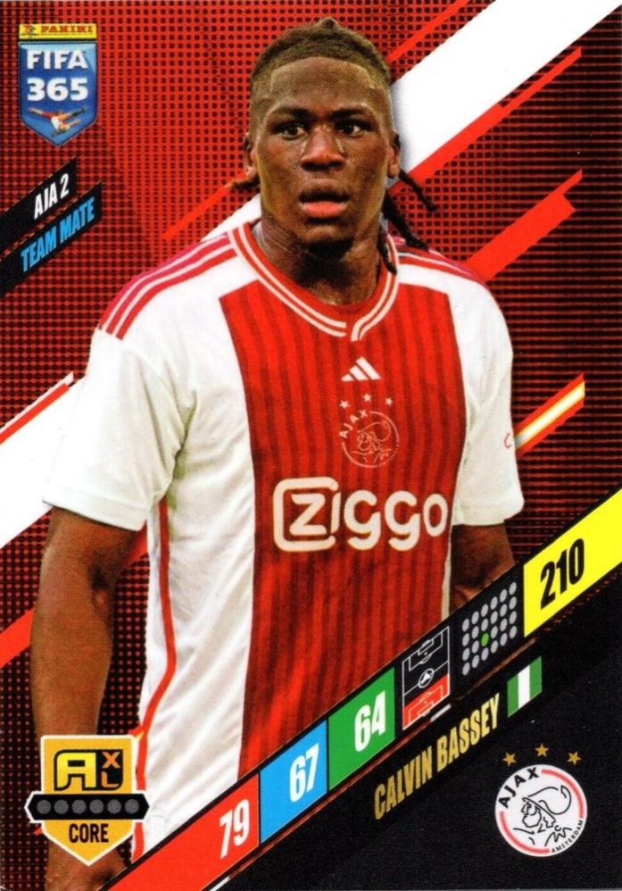 Calvin Bassey 2024 Panini Adrenalyn XL FIFA 365