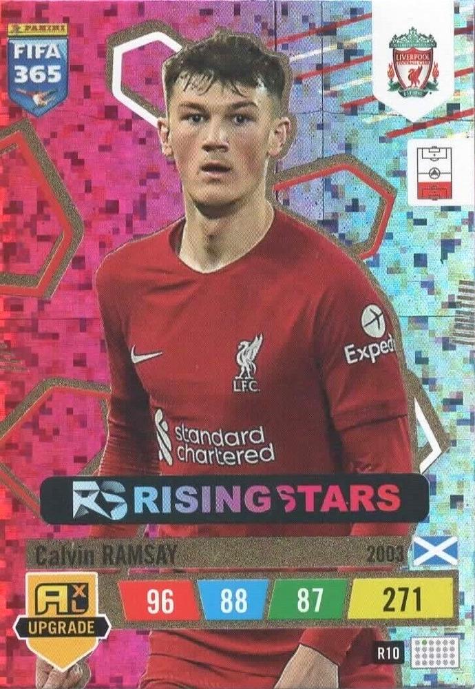 Calvin Ramsay 2023 Panini Adrenalyn XL FIFA 365 Upgrade