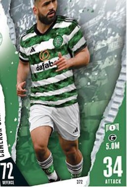 Cameron Carter Vickers 2023 Topps Match Attax UEFA Club Competitions