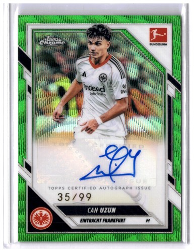 Can Uzun 2025 Topps Chrome Green Wave /99