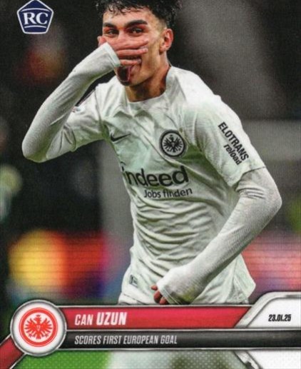Can Uzun 2024 Topps Now UEFA Europa League