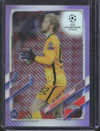 Caoimhin Kelleher 2020 Topps Chrome UEFA Champions League Purple Refractor /250