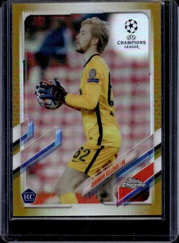 Caoimhin Kelleher 2021 Topps Chrome UEFA Gold Refractor /50