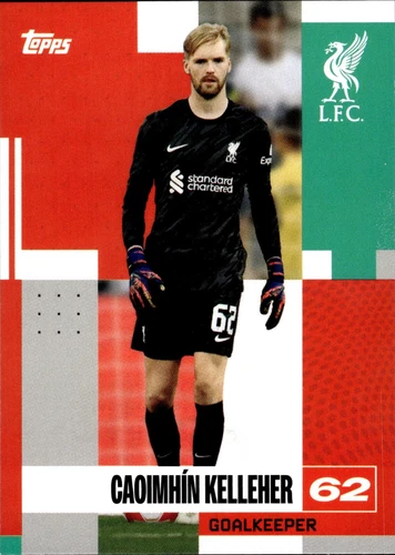 Caoimhin Kelleher 2024 Topps Liverpool Team Set