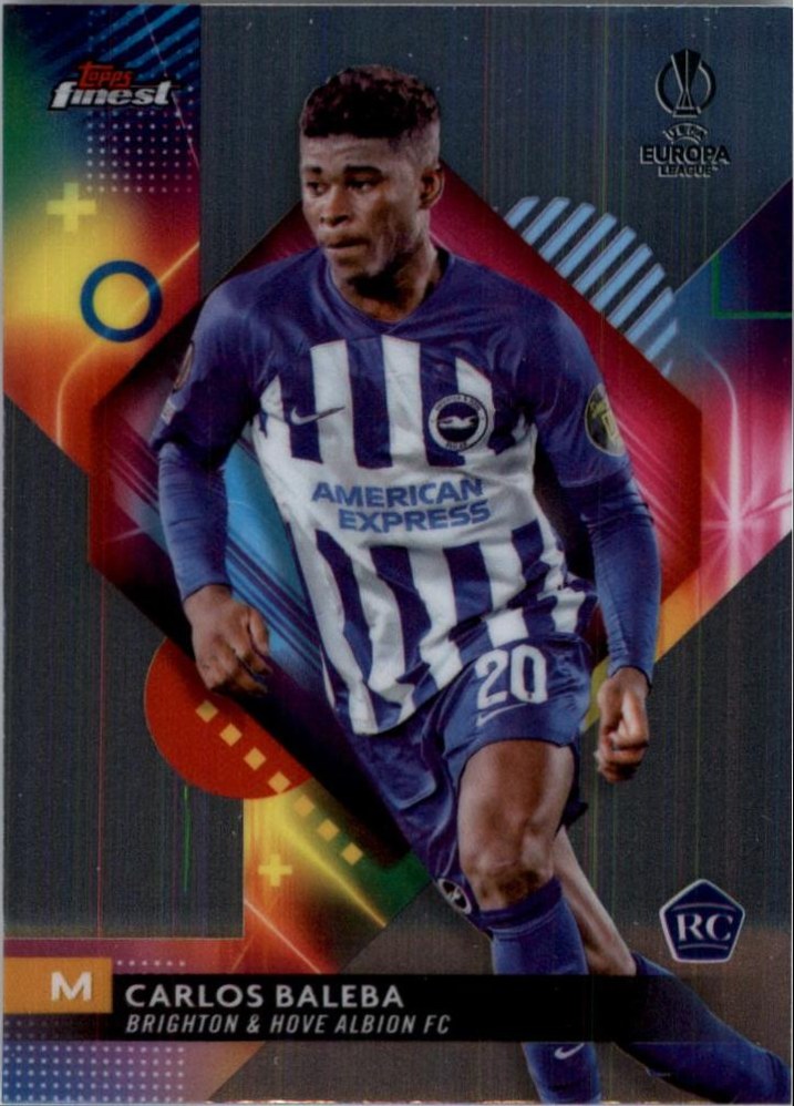 Carlos Baleba 2023 Topps Finest UEFA Club Competitions