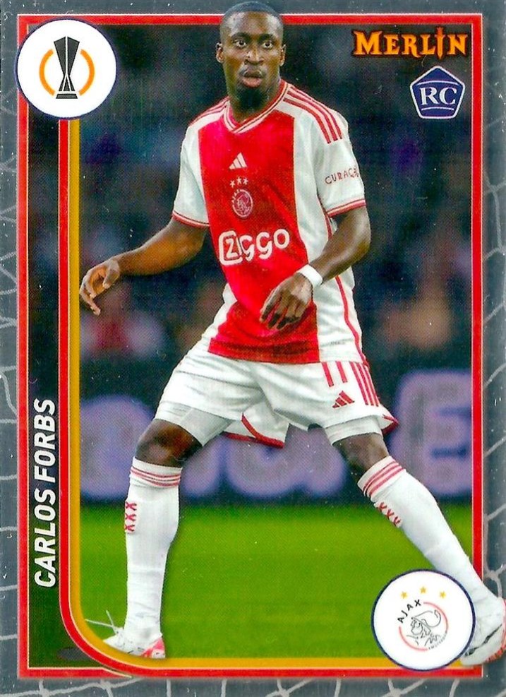 Carlos Forbs 2023 Topps Merlin UEFA Club Competitions