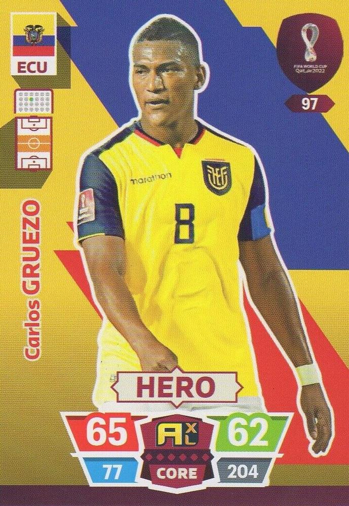 Carlos Gruezo 2022 Panini Adrenalyn XL FIFA World Cup