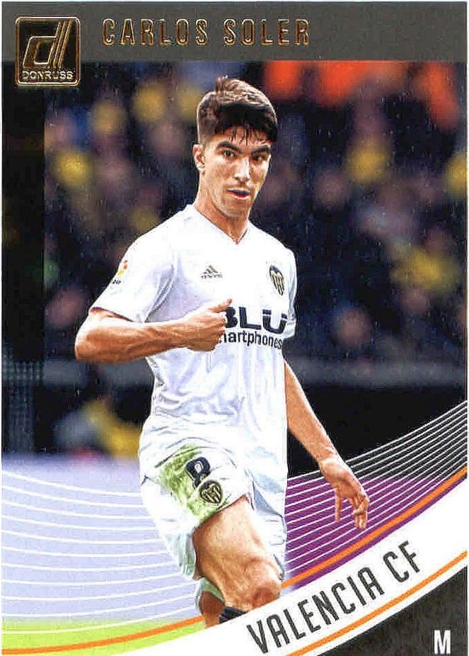 Carlos Soler 2018 Panini Donruss Soccer 85