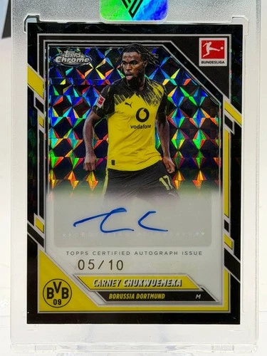 Carney Chukwuemeka 2025 Topps Chrome Black /10