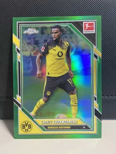 Carney Chukwuemeka 2026 Topps Chrome Green Refractor /99