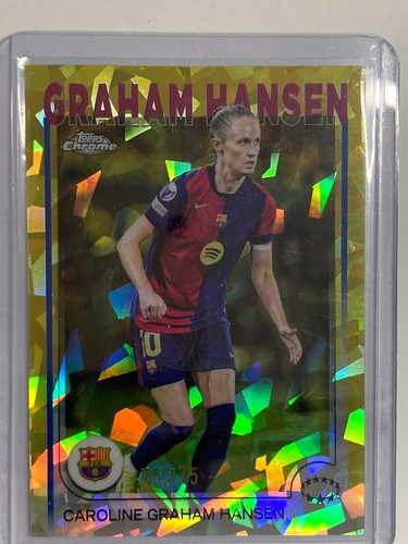 Caroline Graham Hansen 2025 Topps Sapphire Sapphire /75