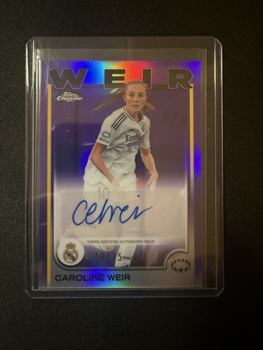 Caroline Weir 2022 Topps Chrome /75