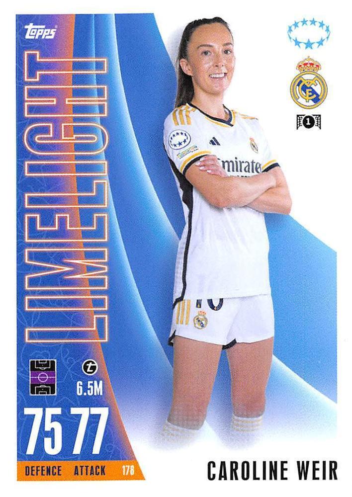 Caroline Weir 2023 Topps Match Attax UEFA Club Competitions Extra