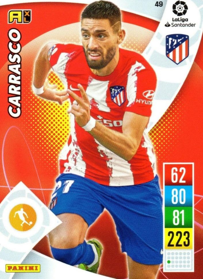 Carrasco 2021 Panini Adrenalyn XL La Liga