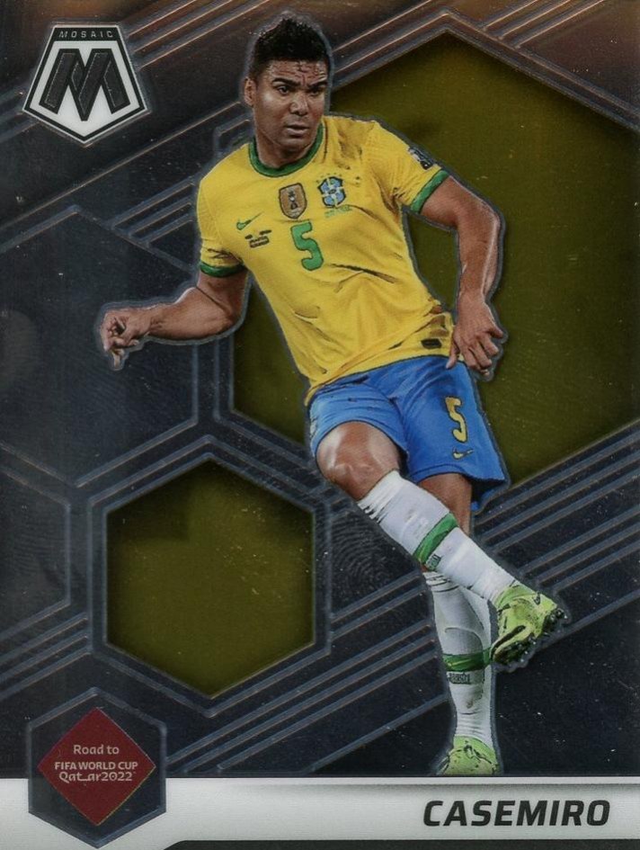 Casemiro 2021 Panini Mosaic Road to FIFA World Cup
