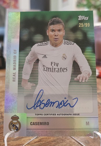 Casemiro 2025 Topps Real Madrid Team Set /99