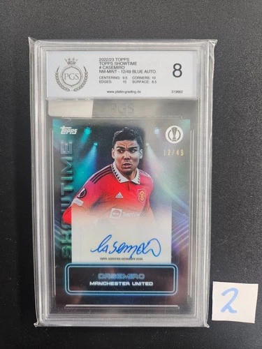 Casemiro 2022 Topps Chrome Sapphire Blue /49