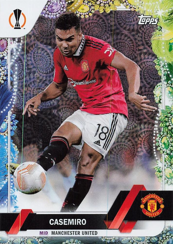 Casemiro 2022 Topps UEFA Club Competitions Carnaval Edition
