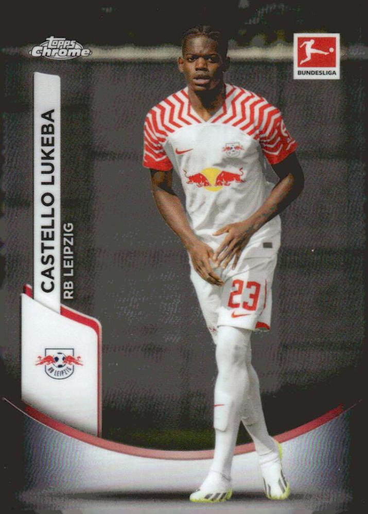 Castello Lukeba 2023 Topps Chrome Bundesliga