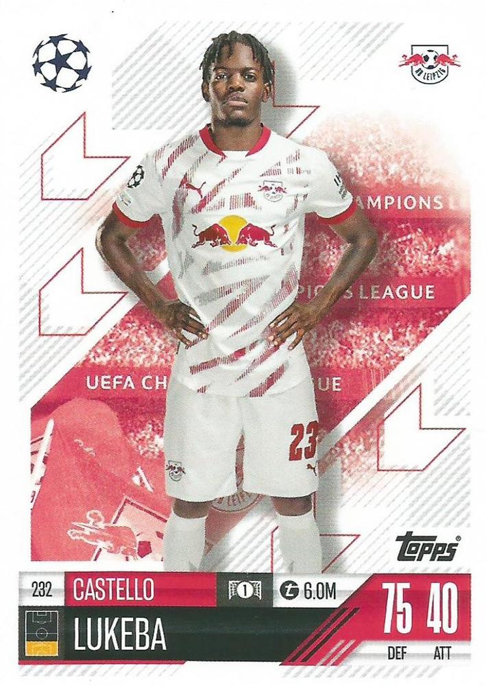 Castello Lukeba 2024 Topps Match Attax UEFA Club Competitions